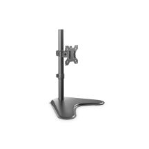Single desk stand, 1xLCD, max. 32", max. 8kg, 180° PIVOT tilt and swivel