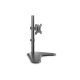 Single desk stand, 1xLCD, max. 32", max. 8kg, 180° PIVOT tilt and swivel