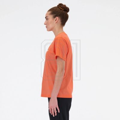 6. New Balance S/S Script Tee Gfr W T-shirt WT41909GFR