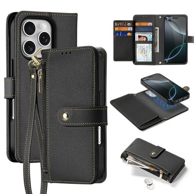 Dux Ducis Lawa Leather Case for iPhone 16 Pro Max - Black