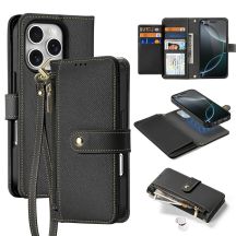 Dux Ducis Lawa Leather Case for iPhone 16 Pro Max - Black