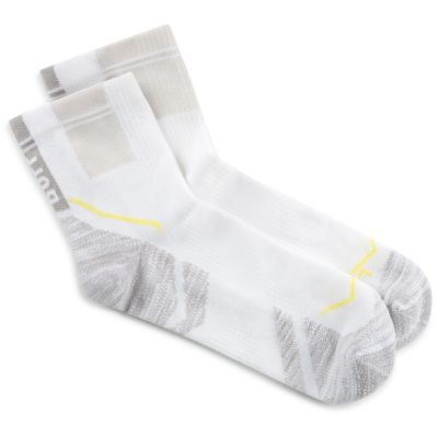 3. Buff Coolnet Quarter Sock CQ Running Socks – White