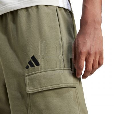 5. adidas Essentials Feel Cozy French Terry Cargo M JE6292 shorts