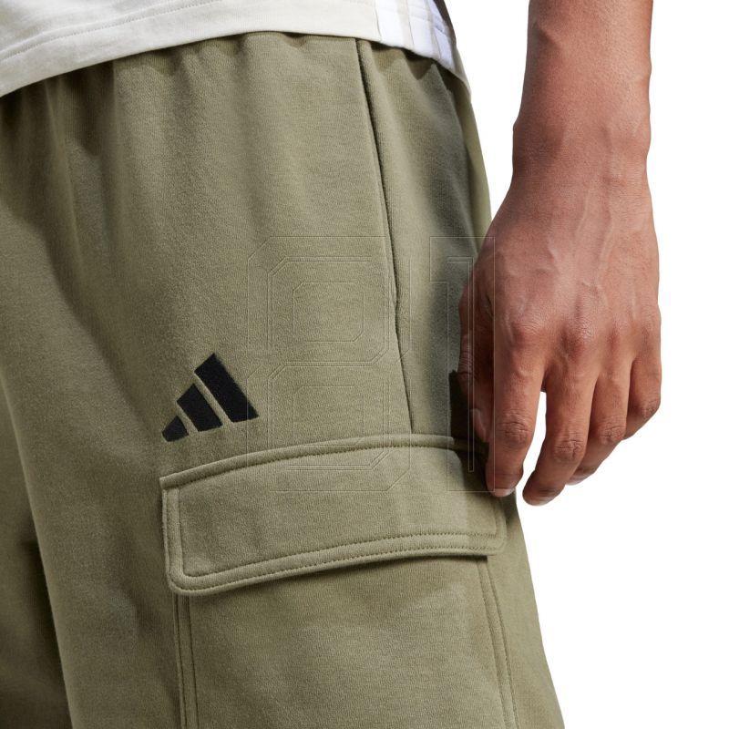5. adidas Essentials Feel Cozy French Terry Cargo M JE6292 shorts