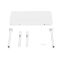 Activejet ET119W-C electric height-adjustable desk in white. Tabletop dimensions: 140 x 70 cm.