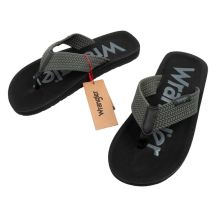 Wrangler men's Zane Flipflop shoes, gray flip-flops
