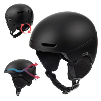 36. Meteor Avalo S Ski Helmet 53-55 cm Black