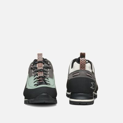 4. Garmont Dragontail Mnt Evo GTX Women's Approach Shoes - Thunderstorm Grey/Ice Green