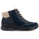 2. Waterproof comfortable navy leather lace-up boots Rieker L7701-14