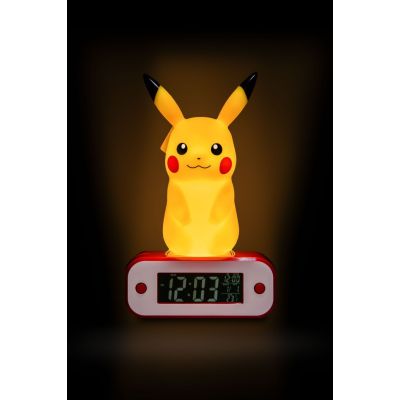 4. TF POKEMON LIGHT-UP ALARM CLOCK - PIKACHU