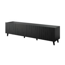 TV cabinet BARI 200x42x52 black matt