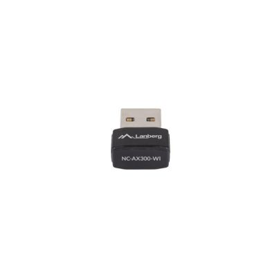 3. LANBERG AX300 Wireless USB Wi-Fi Network Card with 1 Internal Antenna