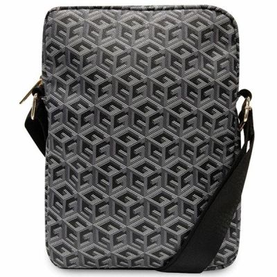 3. Guess Bag GUTB10HGCFSEK 10" black/black GCube Stripe Tablet Bag