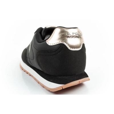 5. US Polo Assn sports shoes sneakers women's fashionable comfortable black