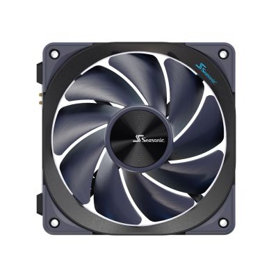 5. Computer case with a set of 3 12 cm black fans