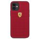 3. Ferrari FESPEHCP12SRE iPhone 12 mini 5.4" red/red hardcase On Track Perforated