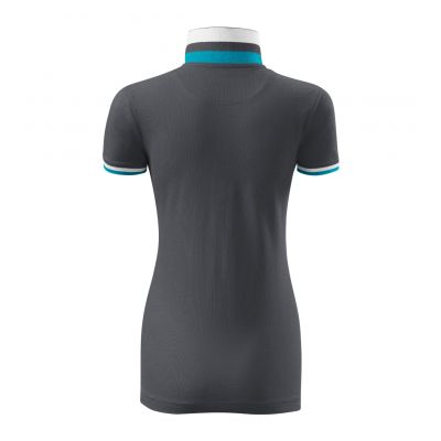 2. Malfini Collar Up W MLI-25783 light anthracite polo shirt