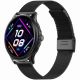 4. GRAVITY GT12-1 Women's Smartwatch Black Silicone Strap + Black Bracelet