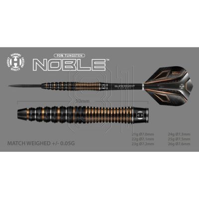 4. Darts Harrows Noble 90% Steeltip HS-TNK-00001389