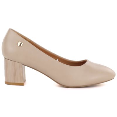 Women's Sergio Leone PB404 coffee block heel pumps