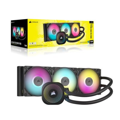 6. CORSAIR iCUE LINK TITAN 360 RX RGB AIO, 360mm Radiator, Liquid CPU Cooler