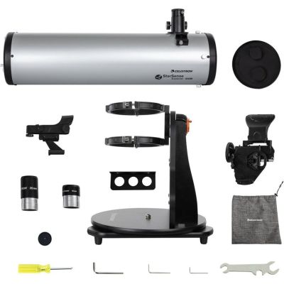 12. Celestron StarSense Explorer 150mm Reflector 459x Telescope Black, Silver