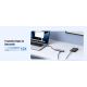 7. Ugreen Multifunctional 5-in-1 HUB USB-C - HDMI 1.4 / 3 x USB-A / USB-C PD 100W CM511 - Gray