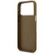 7. Guess Triangle Logo MagSafe case for iPhone 17 Pro - brown