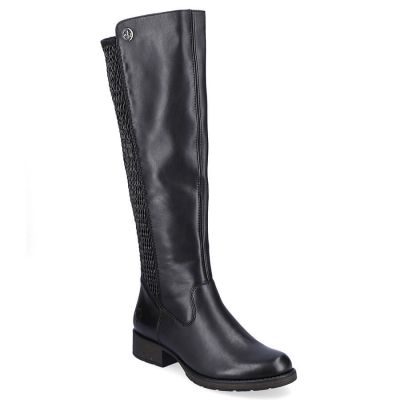 24. Rieker W Z9591-00 black leather boots 