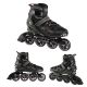 3. NILS EXTREME NA9157 ROLLER SKATES BLACK AND PURPLE SIZE 42