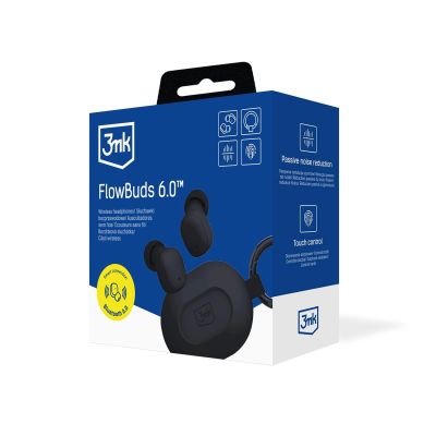 10. TWS 3mk FlowBuds 6.0 Wireless Headphones - Black