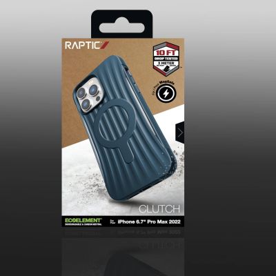 5. Raptic X-Doria Clutch Case iPhone 14 Pro Max with MagSafe back cover blue
