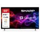QLED TV 50" SHARP 50HP5265E Smart TV Google TV UHD Black