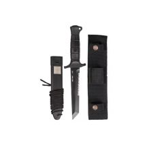 Mil-Tec German Combat Knife Black 2000 440 steel