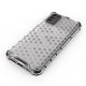 4. Honeycomb Case armor cover with TPU Bumper for Xiaomi Poco M3 transparent