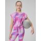 Girls' quick-drying sports crop-top 4F 4FJRSS26TFTSF2387-90A