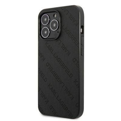 2. Karl Lagerfeld Perforated Allover Case for iPhone 13 Pro / 13 6.1" - Black