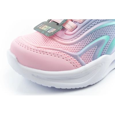 6. Skechers Color Breeze LED Children's Sports Shoes for Girls Turquoise