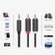7. Ugreen AV102 10772 cable 3.5 mm mini jack (male) / 2RCA (male) 1m - gray