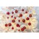 25. DECORATIVE PLASTIC BALL 6CM SET 35 PCS RED