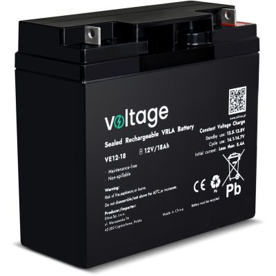AGM Voltage 12V 18Ah VE12-18 battery