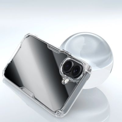 8. Nillkin Nature Pro Case for iPhone 16 - transparent and white