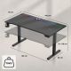 8. Huzaro Hero 8.7 RGB Gaming Desk
