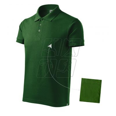 Malfini Cotton M MLI-21206 polo shirt bottle green