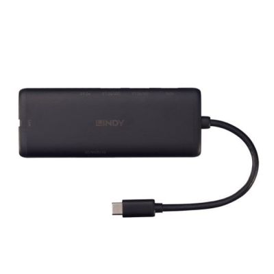 3. Lindy 43358 Docking Station Wired USB 3.2 Gen 1 (3.1 Gen 1) Type-C Black