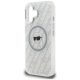 6. Karl Lagerfeld IML Karl Head Logo MagSafe Case for iPhone 16 - Gray