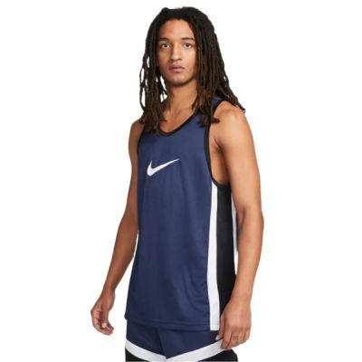 Nike Icon Dri-FIT Basketball Jersey Navy Blue - DV9967-410