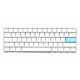 7. Ducky DKON2061ST Gaming Keyboard USB QWERTZ German White