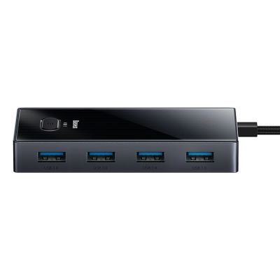 3. Baseus PioneerJoy 4xUSB-A 3.0 USB-C Hub - Gray