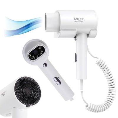 4. ADLER AD 2285w hotel hair dryer white